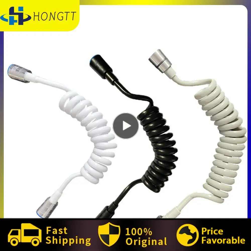 

1~10PCS Spring Flexible Shower Hose for Water Plumbing Toilet Bidet Sprayer Gun bathroom Accessories ABS tube 1.5m 2m