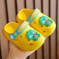 kids garden shoes 2022 fun designer cute cartoom baby indoor slippers for home flat sliders beach sandals child toddler slipper
