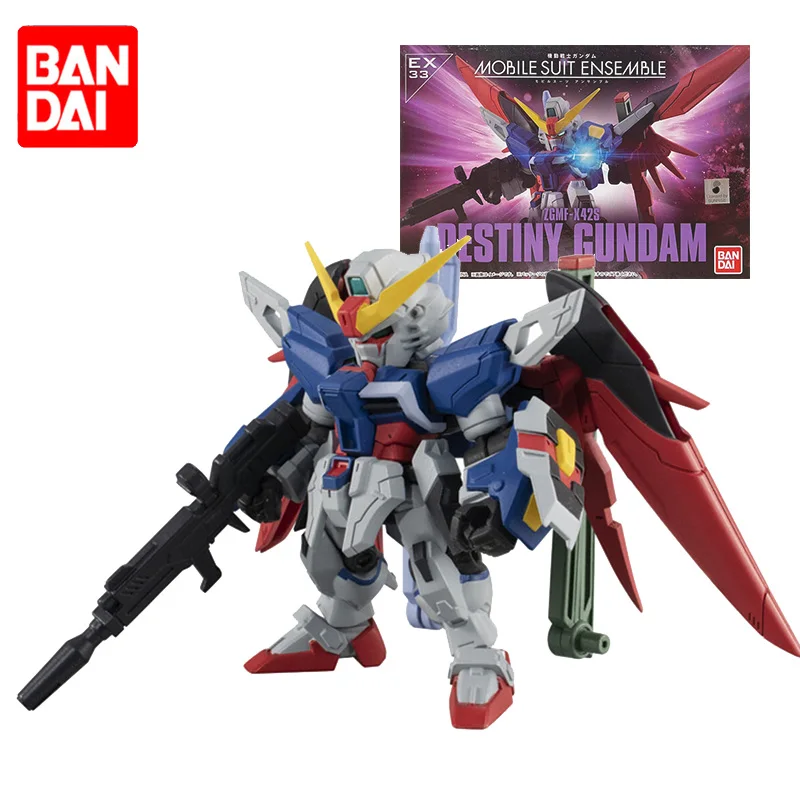 

Original Bandai Gacha Gashapon EX33 MSE Mobile Suit Ensemble Destiny Gundam Plastic Model Kit Anime Action Figures Toys