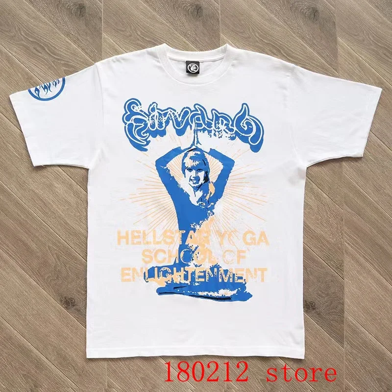 

Футболка женская/мужская оверсайз с принтом портрета йоги