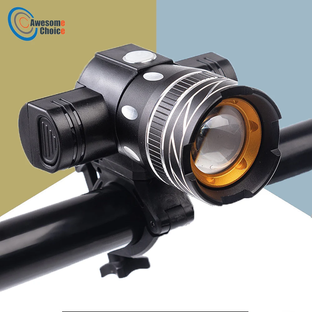 

Фонарь велосипедный Аккумуляторный водонепроницаемый из алюминиевого сплава, 3 режима