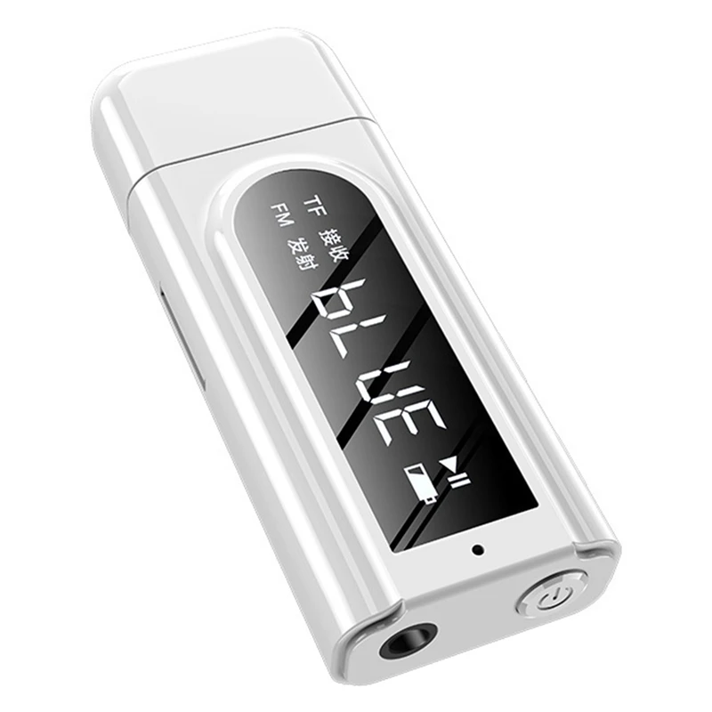 

Приемник-передатчик USB Bluetooth с ЖК-экраном, адаптер 3 в 1 Bluetooth 5,0 для ПК, телевизора, проводного динамика, наушников