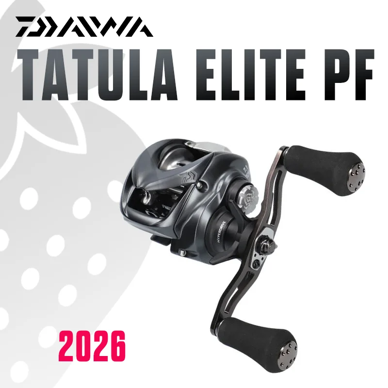 Фото Рыболовная катушка DAIWA 2026 TATULA ELITE P/F, бейткастинговая, 7+1BB, тормоз 6 кг, 34 мм, MAG-Z BOOST №1