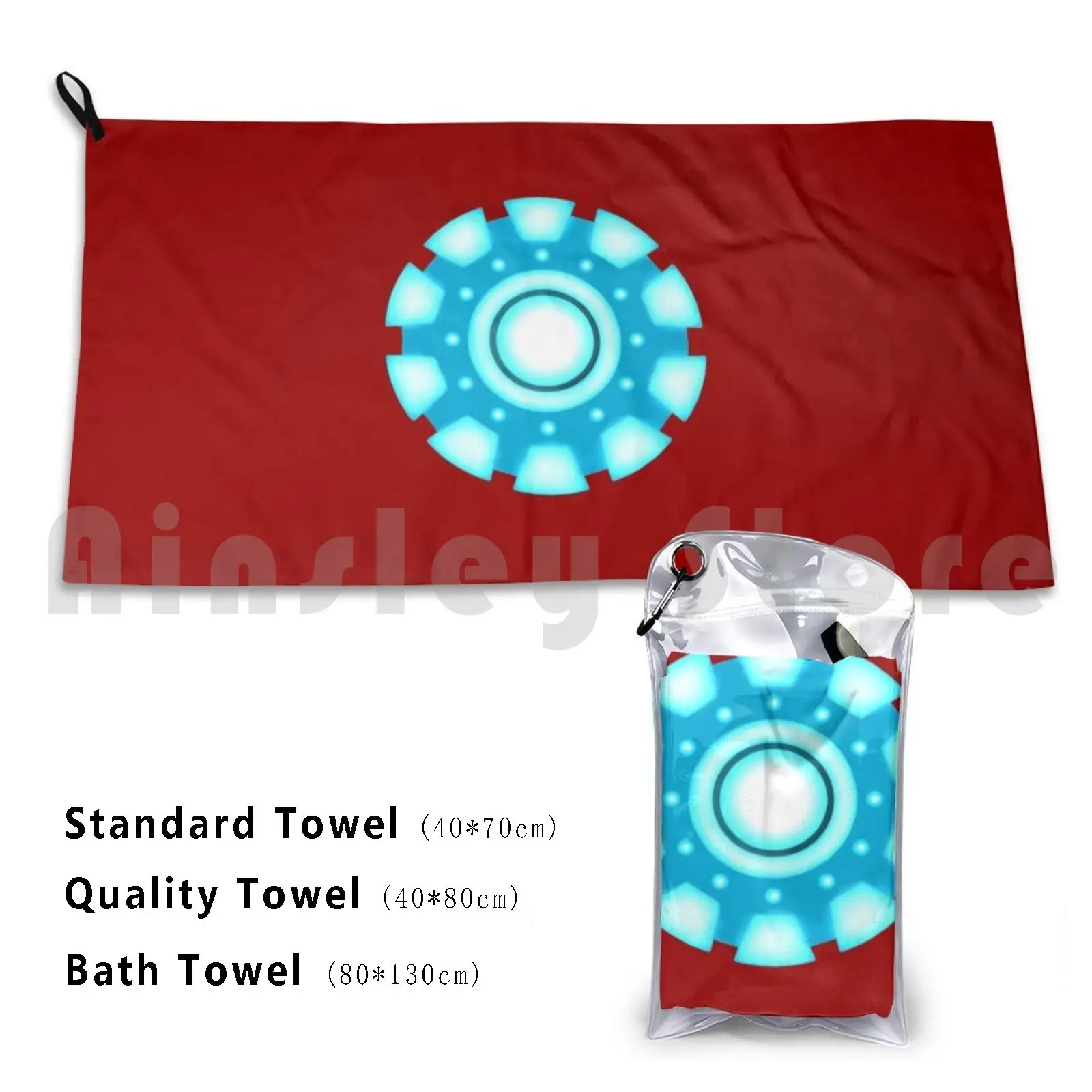 Дуговой реактор банное полотенце пляжная Подушка дуговой Тони Старка Ник фурия