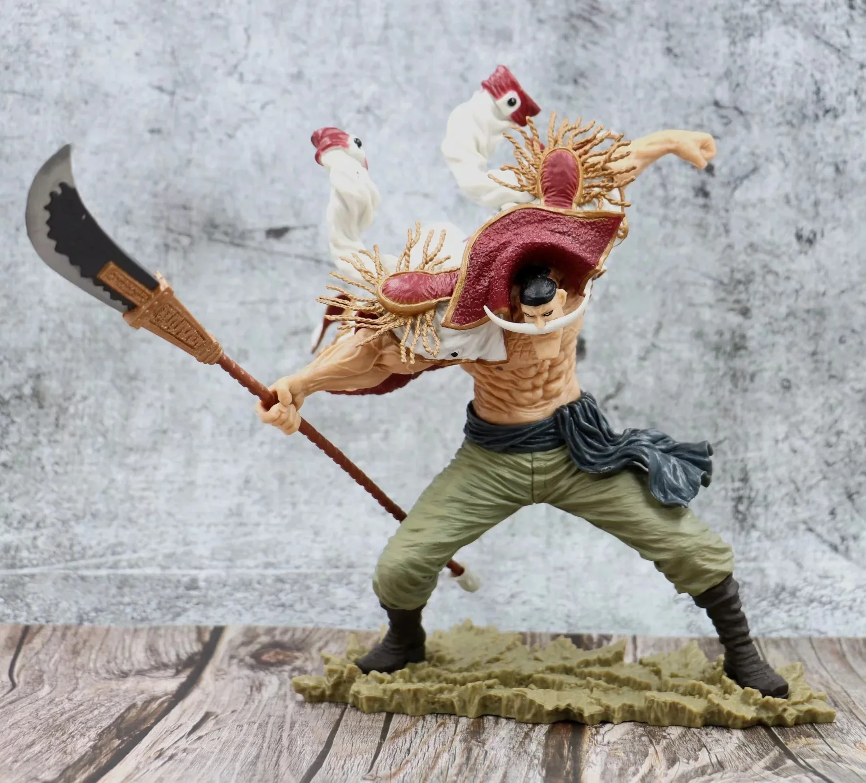 Anime One Piece White Beard Pirates Edward Newgate 20th Battle Ver. GK PVC Action Figure Statue Collectible Model Toys Doll 24CM images - 6