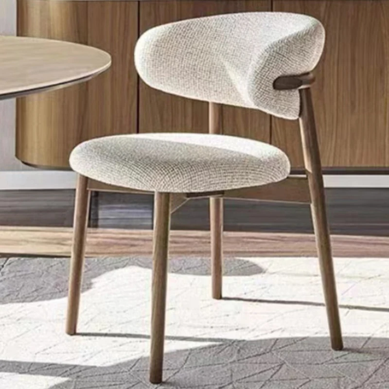

Relaxing Design Modern Dining Chairs Nordic Single Luxury Office Dresser Dining Chairs Wood Kitchen Salon Sillas Home Furniture