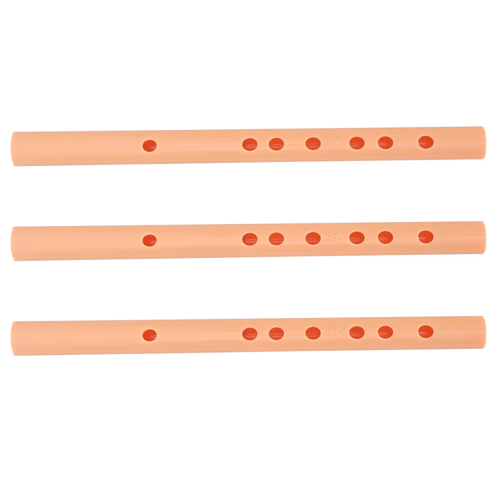 

3Pcs Wind Instrument Practice A-key Clarinets for Children Plastic Dizi