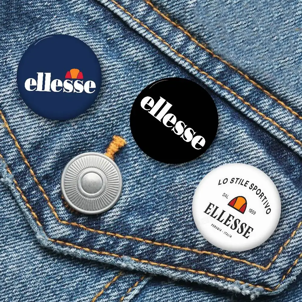 Фото Быстросохнущие креативные значки E-Ellesse из жести с мягкими кнопками, броши с животными, значки для лацканов и рюкзаков, аксессуары-значки №4
