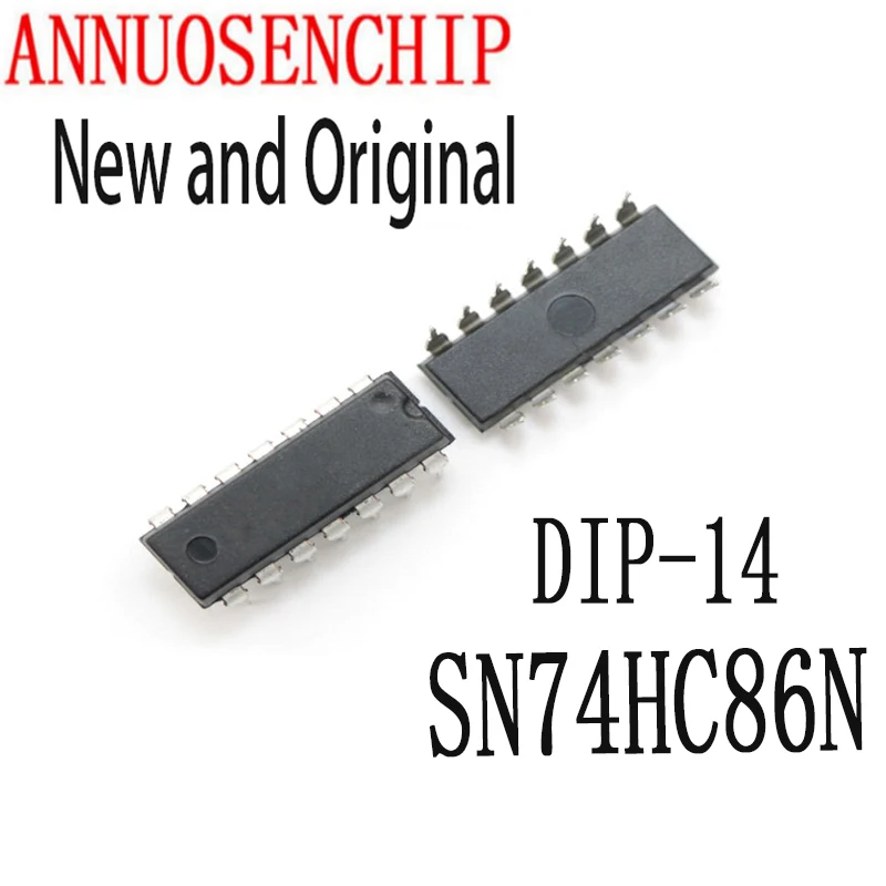 10 шт. Новый и оригинальный DIP14 SN74HC86 DIP 74HC86N DIP-14 74HC86 IC SN74HC86N