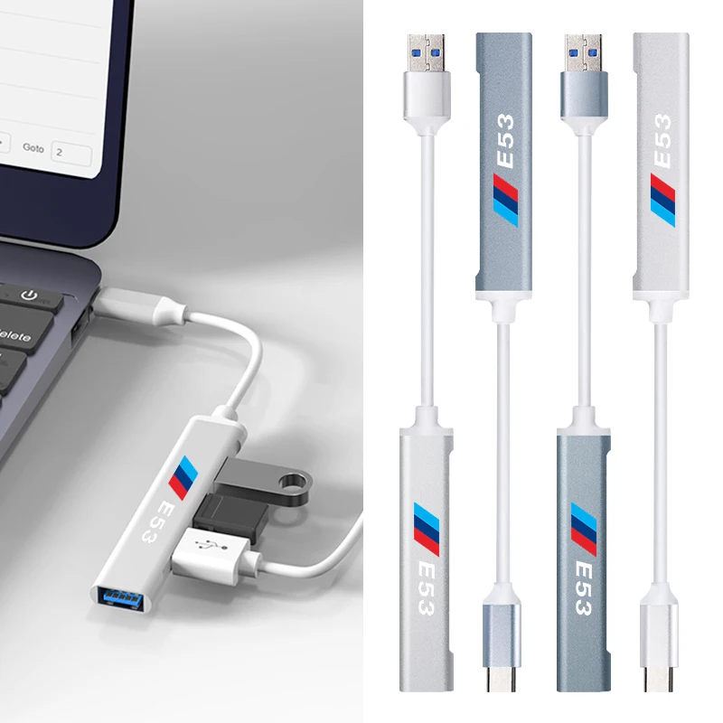 Адаптер для автомобильного концентратора USB 2 0 4 порта Type-C фоторазветвитель BMW E53