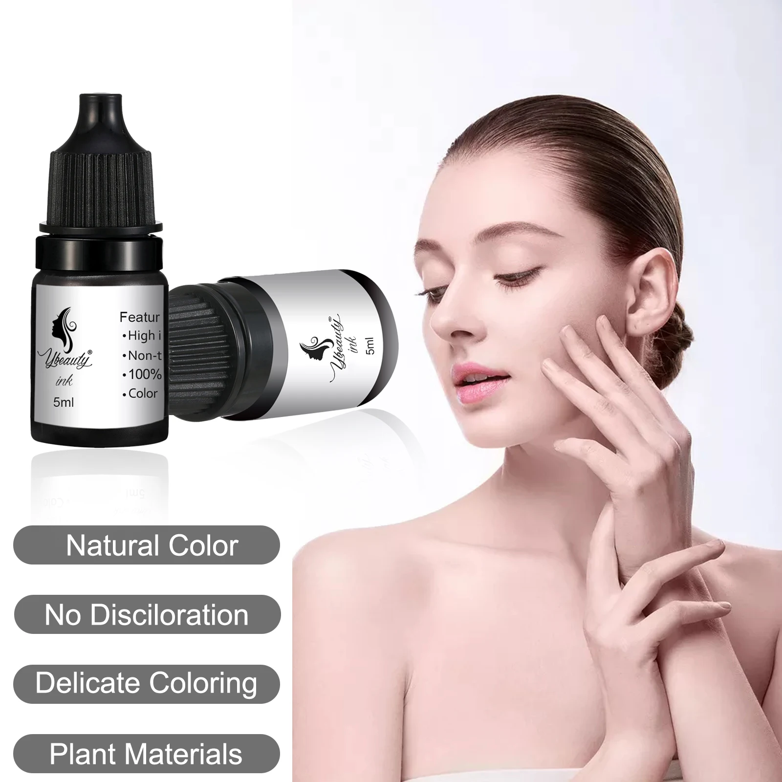 

5ml Microblading Permanent Makeup Pigment Professional Tattoo Ink Natural Plants Permanent Eyebrow Eyeliner Lips Pigment
