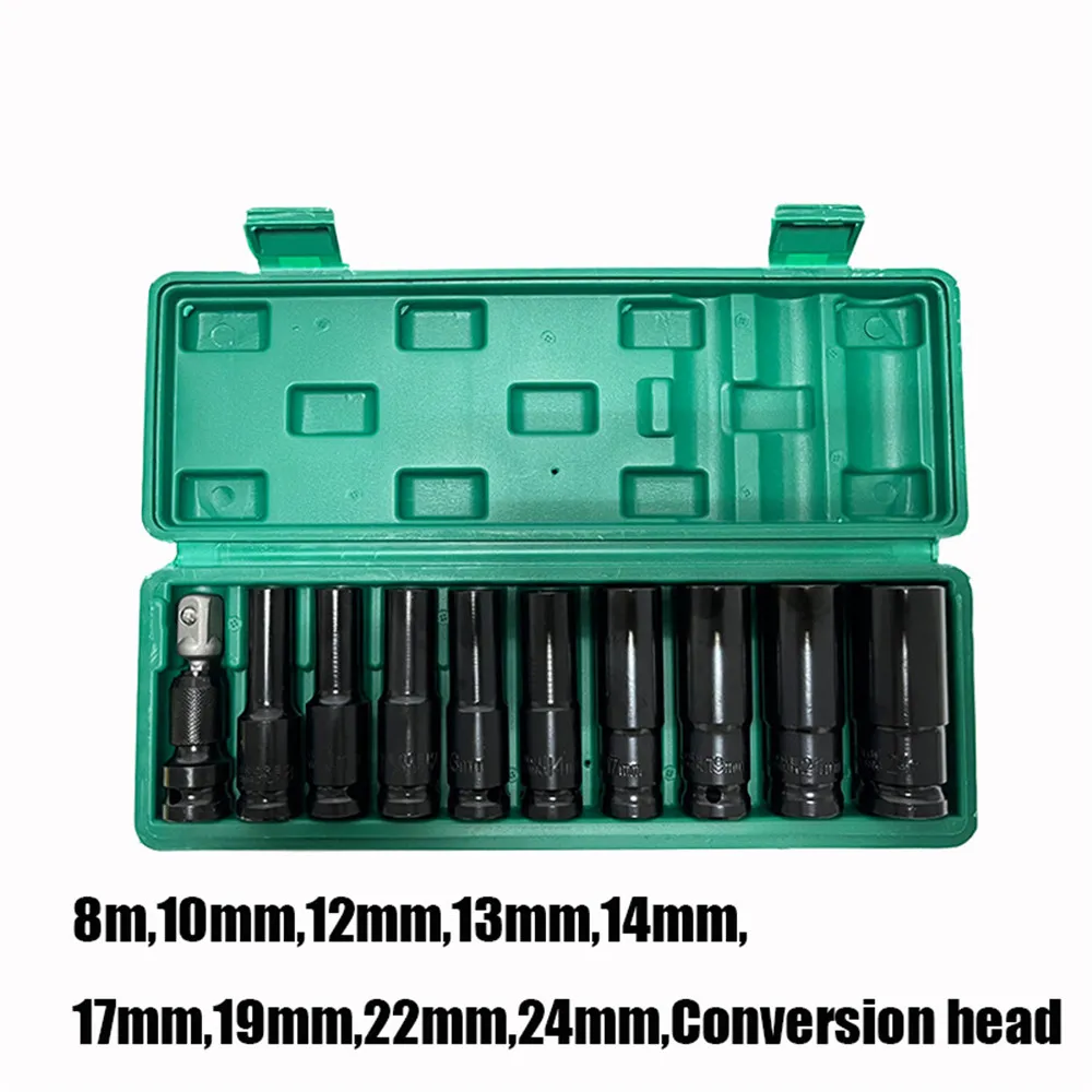 

Гаечный ключ 1/2, ударный гайковерт 8-24 мм, набор головок, шестигранный, длина 78 мм, механический инструмент для мастерской, Электрический шестигранный ключ из высокоуглеродистой стали