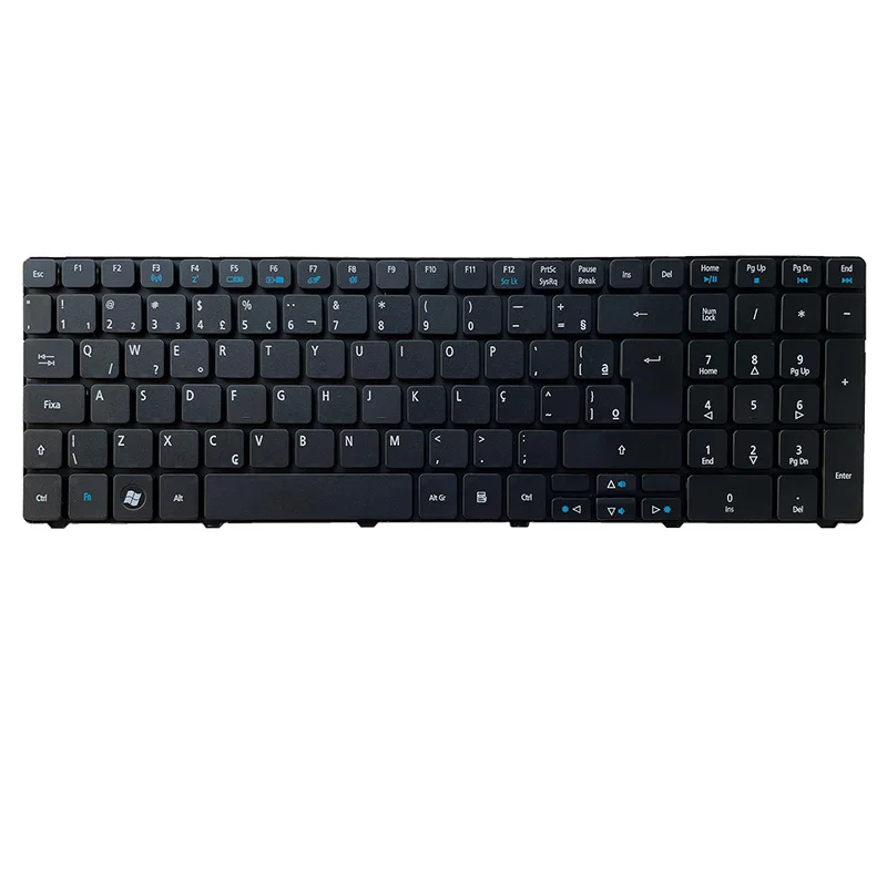 Клавиатура GZEELE испанская для Pk130c94a17 Sg-52500-2Ea Mp-09B26e0-442 Nsk-Ala0s 9J.N1h82.A0s V104730ak1 90.4CH07-S0S