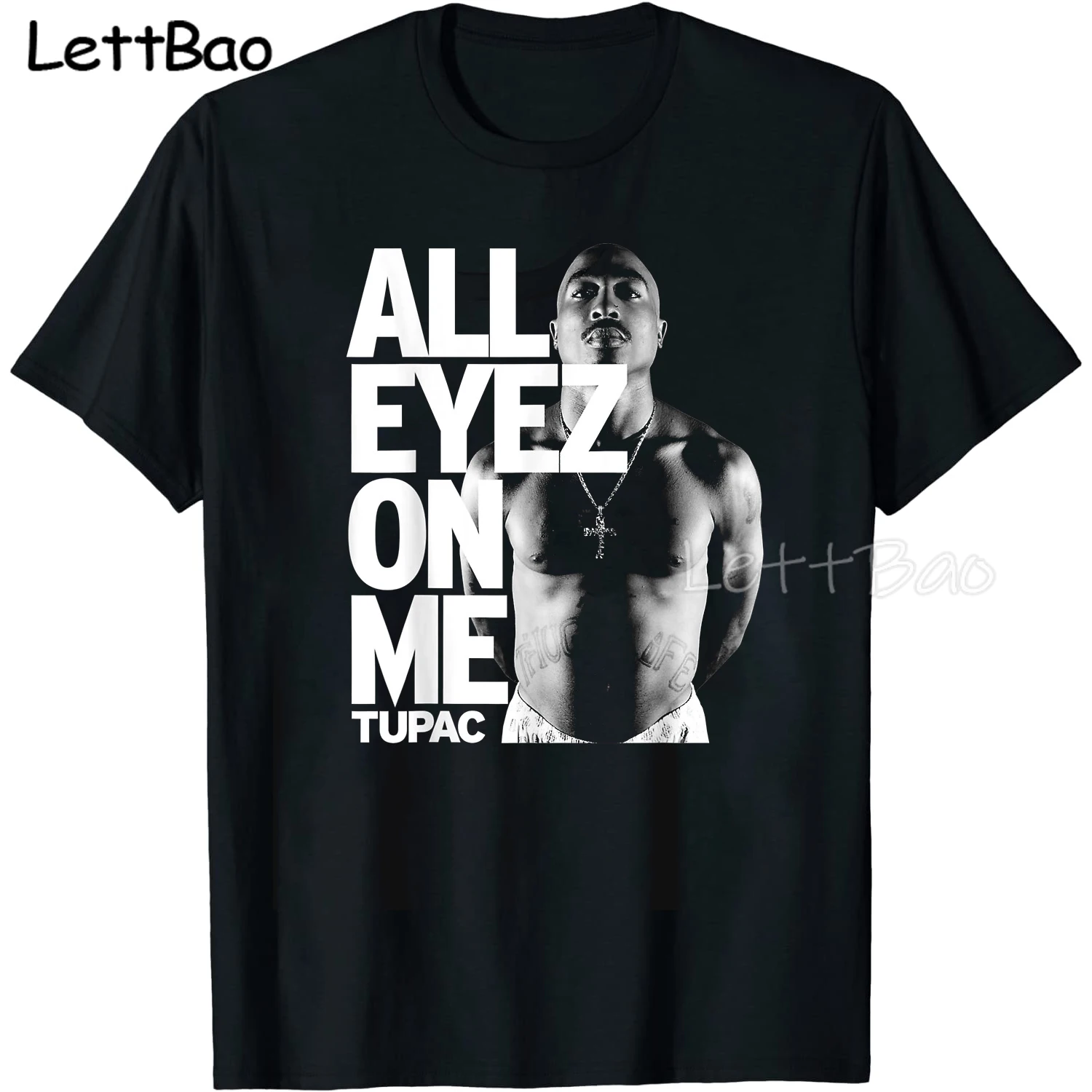 

Tupac All Eyez on Me New T-Shirt Man Tshirt Hip Hop Popular Harajuku Casual Clothes T Shirts Vintage Male Couples Tee Shirt 2022
