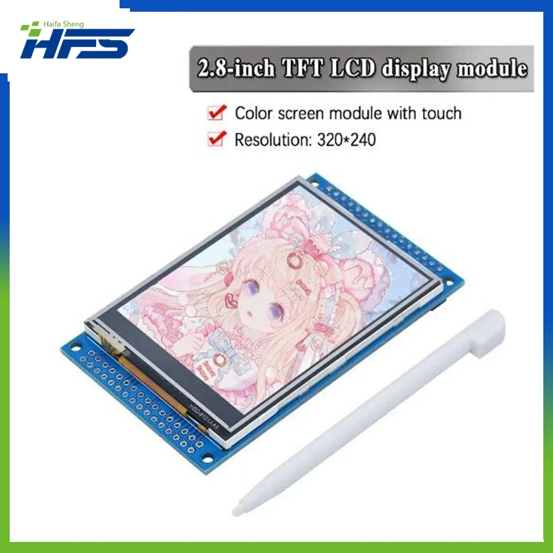 

2.8 Inch 3.3V 300mA TFT LCD Shield Touch Display Module For Arduino UNO With Resistive Touch Panel DIY Kit