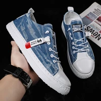 men women casual vulcanize shoes flat fashion lace up autumn spring canvas sneakers male non slip solid breathable comfortable