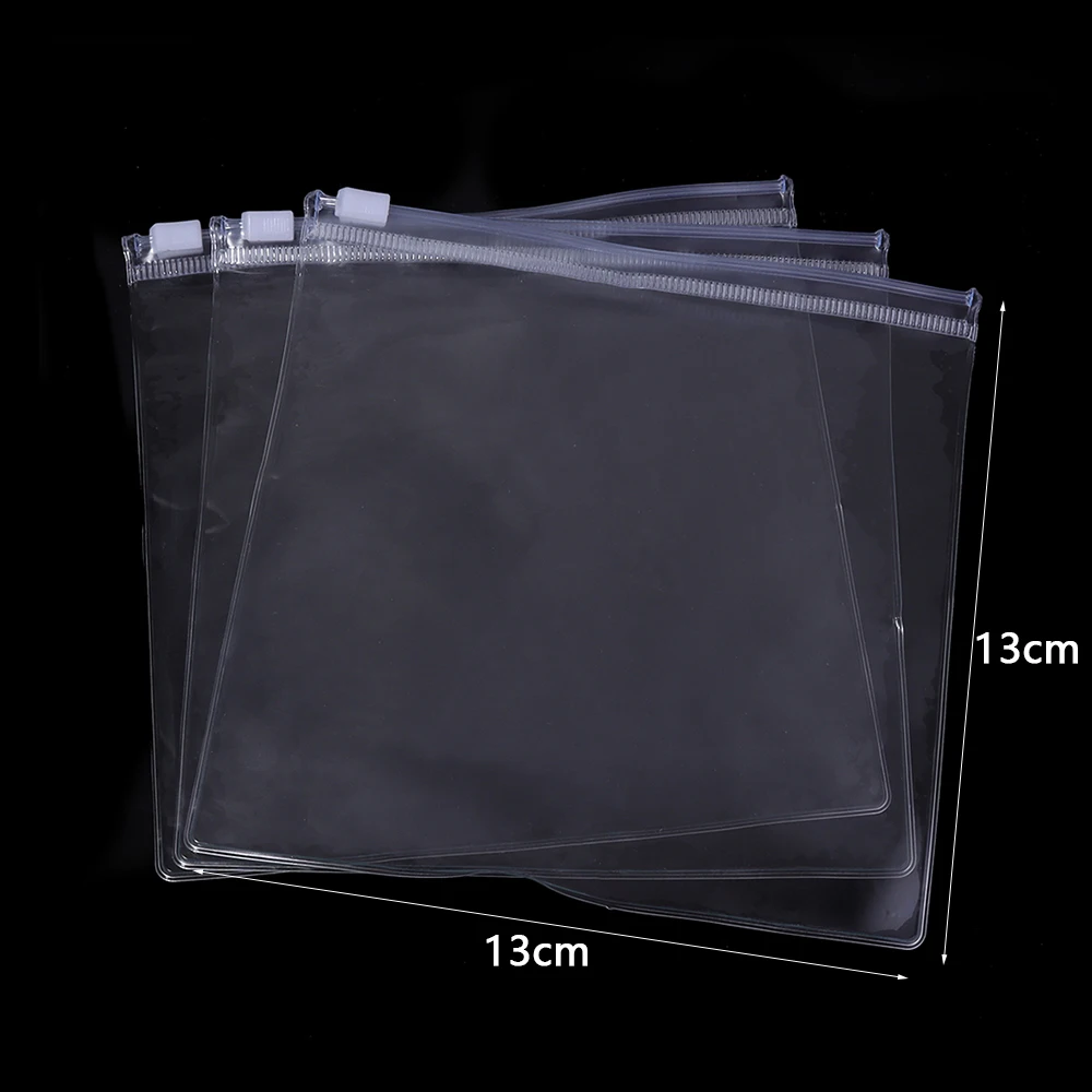 

Набор Из 10 Прозрачных Многоразовых Пластиковых Пакетов На Молнии Из ПВХ Для Хранения Ювелирных Изделий, Поделок