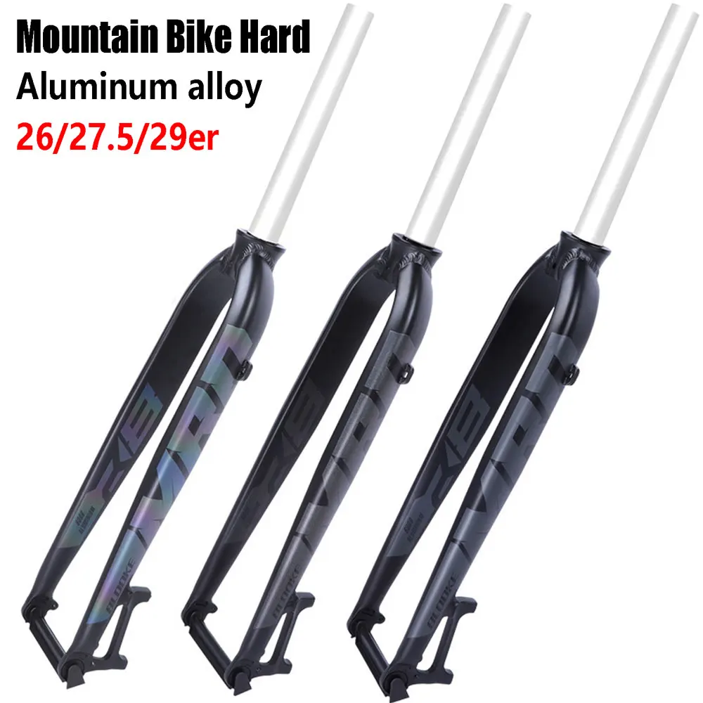 Купи Mountain Bike Hard Fork 26 27.5 29 Inch Ultra-light Aluminum Alloy Disc Brake MTB Fork за 5,459 рублей в магазине AliExpress