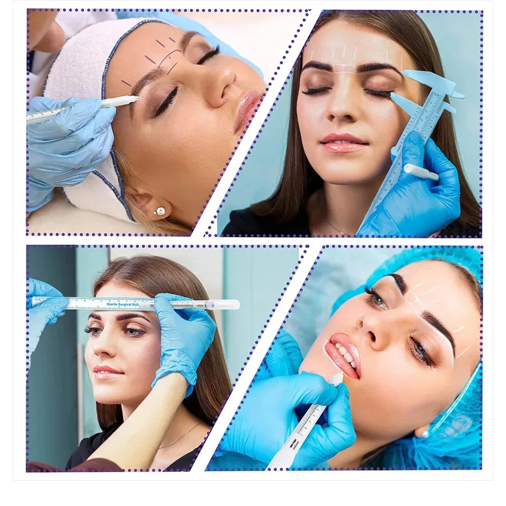 1 шт. хирургический маркер для кожи ручка татуировки бровей карандаш с