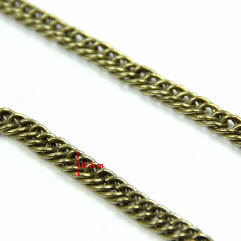 Ladies Bag Chain Metal Chain 60-120cm DIY Shoulder Bag Chain Replacement Bag Strap Accessories Bag Strap Chain 10pcs/batch