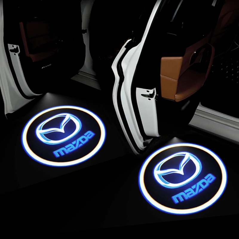 Автомобильная лампа проектора HD для двери автомобиля беспроводная