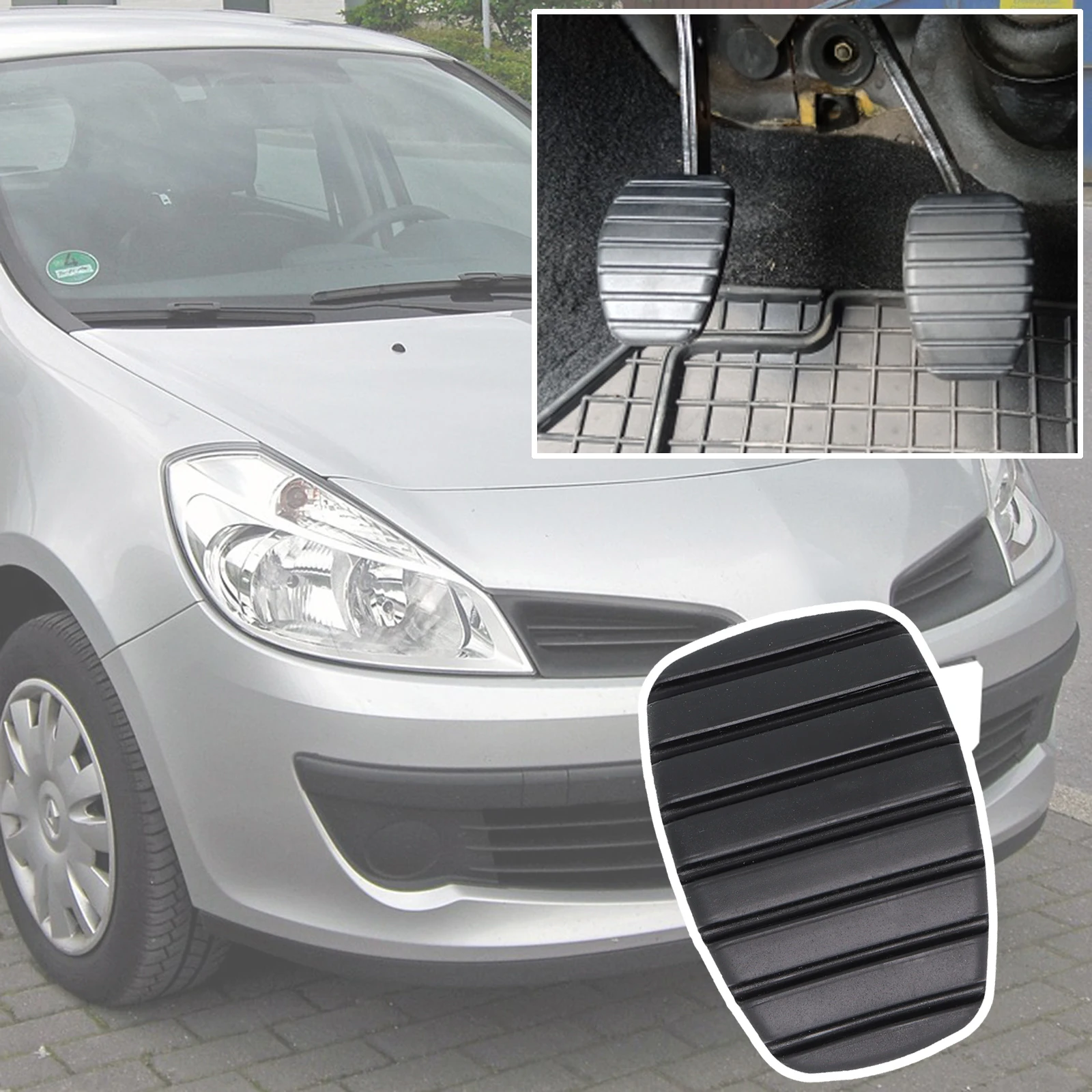 Замена накладки на педаль тормоза сцепления для Renault Euro Clio 3 4 SB SR BH KH Symbol Lutecia 2000 2001 2002 2003 - 2020