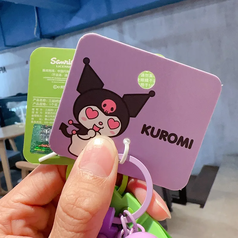 Оригинальный брелок Sanrio Polaroid Camera Kuromi Cinnamoroll подвеска на рюкзак My Melody Key Chain