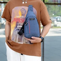 2022 men shoulder bags waist packs sling bag crossbody outdoor sport shoulder chest daily picnic canvas messenger bag bolsa