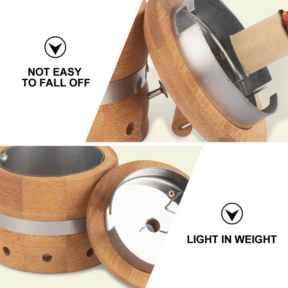 3-ступенчатая банка для прижигания деревянная горелка моксы резервуар горшок