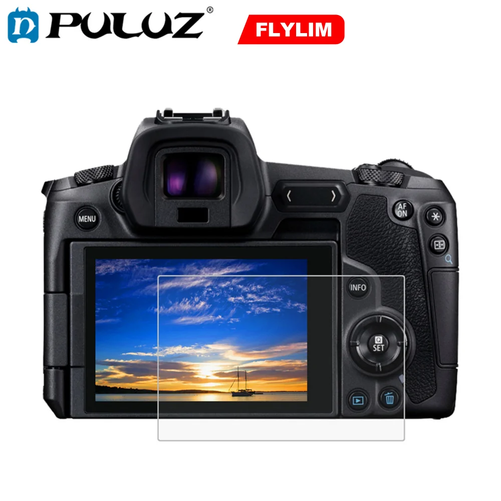 PULUZ Camera Screen Protector For R 2.5D 9H Tempered Glass Film For R