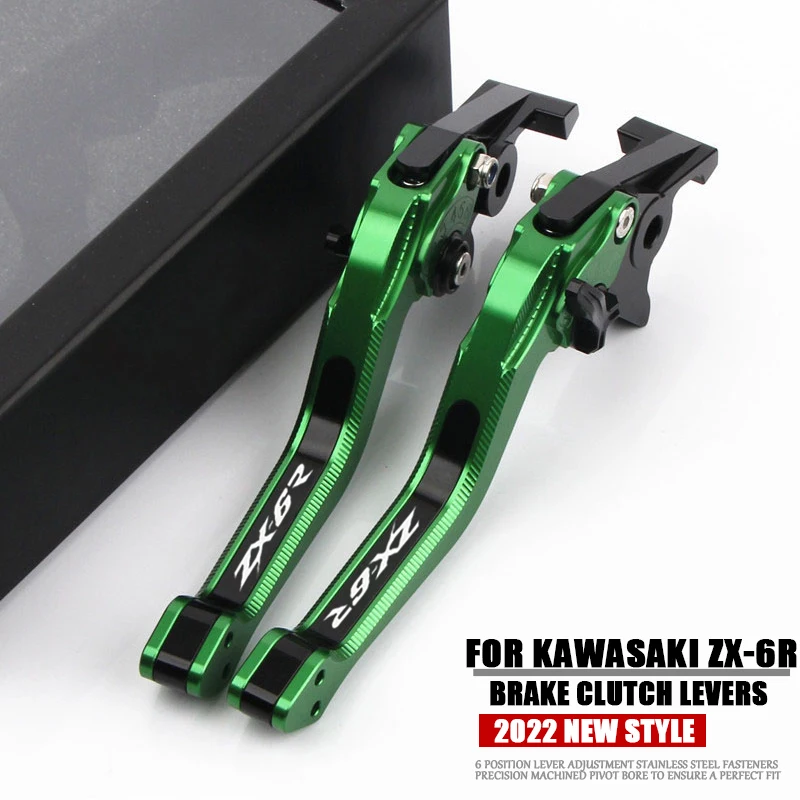 

For Kawasaki Ninja ZX-6R ZX6R ZX 6R 1990-1999 Motorcycle Folding Extendable Adjustable Clutch Brake Levers
