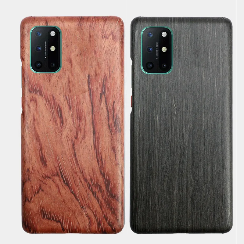 

For OnePlus 8T 7T/ 7T Pro 7/8 /8 Pro/9/9 Pro Wooden Rosewood Bamboo Walnut Enony Wood Slim Hard Back Case Cover
