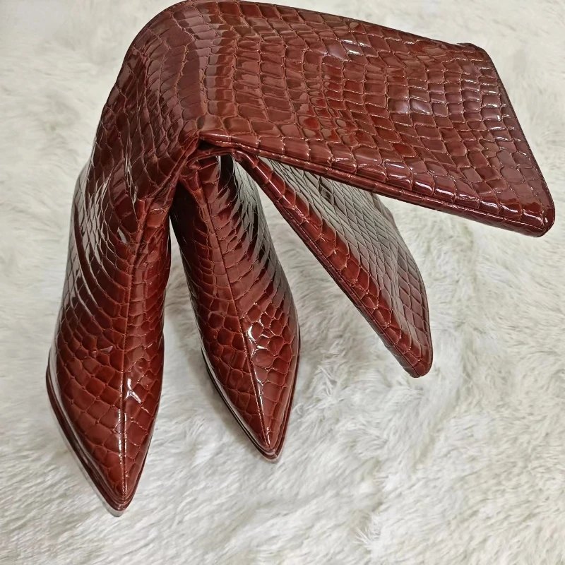 Big Size 43 45 Women's Mid-calf Platform Boots 2023 Autumn and Winter Fashion Elegant High Heels Long Boots Party Shoes Footwear