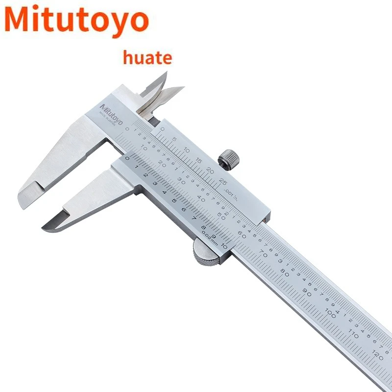 

Mitutoyo Huate Vernier Calipers Stainless Steel Inside Outside Depth Step Measurements Metric Woodworking Tools Thickness Gauge