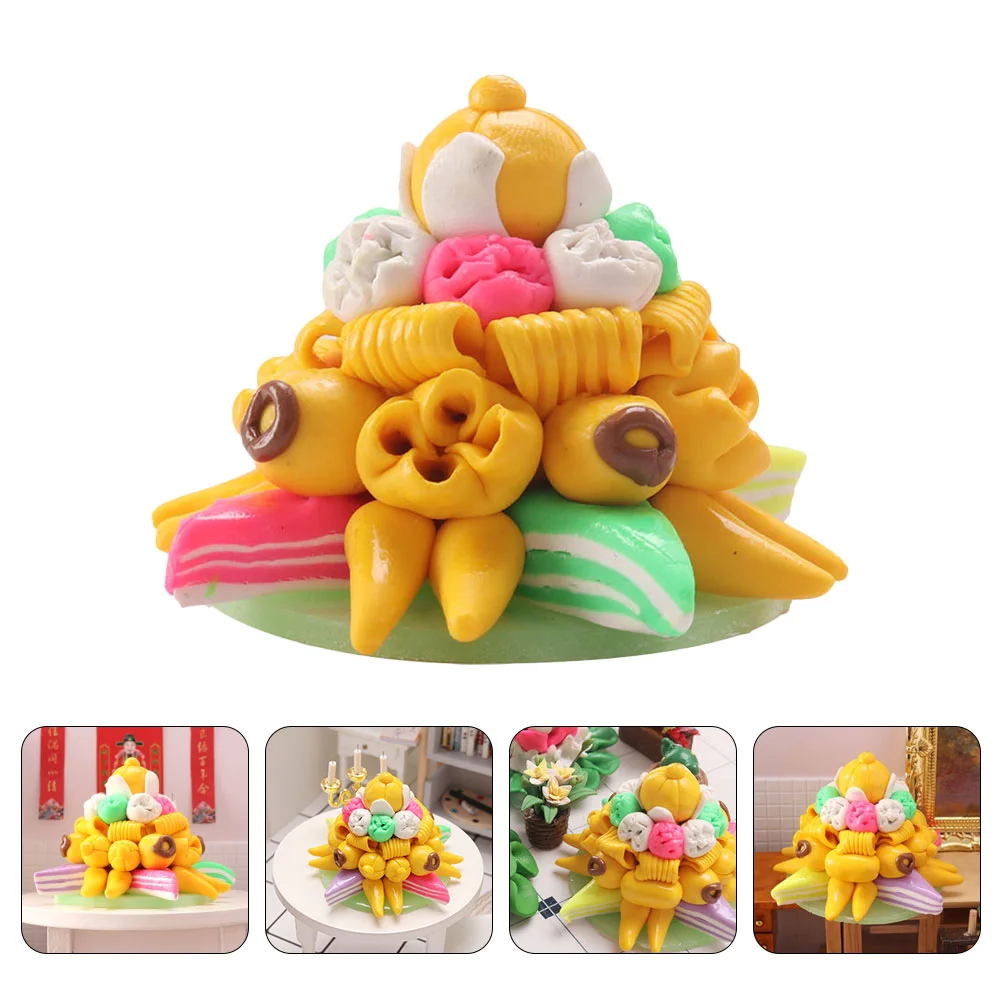 

Doll House Fruit Plate Adornment Food Play Model Creative DIY Decoration