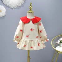 baby girls clothes kids dress casual costume cute juice print spring autumn 1 7 years daily dresses for girl childrens clothing