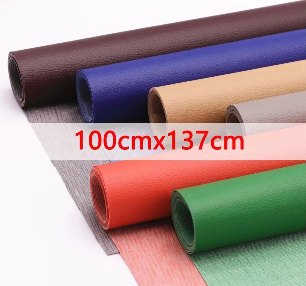 

100x137cm Faux Leather Fabric for Furniture Self Adhesive Leather Fix Patch Sofa Repair Subsidies PU Fabric Stickers Patches