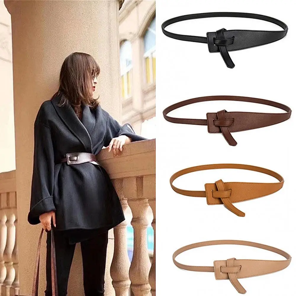 

Women Fashion Waistband Faux Leather Wide Waist Belt Retro Simple Dress Decor