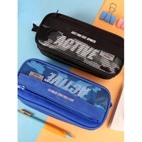new kids multifunctional large capacity oxford pencil bags durable pencil case multi layer children student school storage pouch