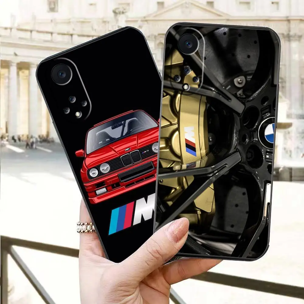 Case For Huawei NOVA Y90 Y70 Y61 10 9 9 Plus 8 8I 7 7I 6 SE 5 5I 4 3 3I 2 Lite Plus Pro Case Funda Shell Sports Car B-BMW Wheels