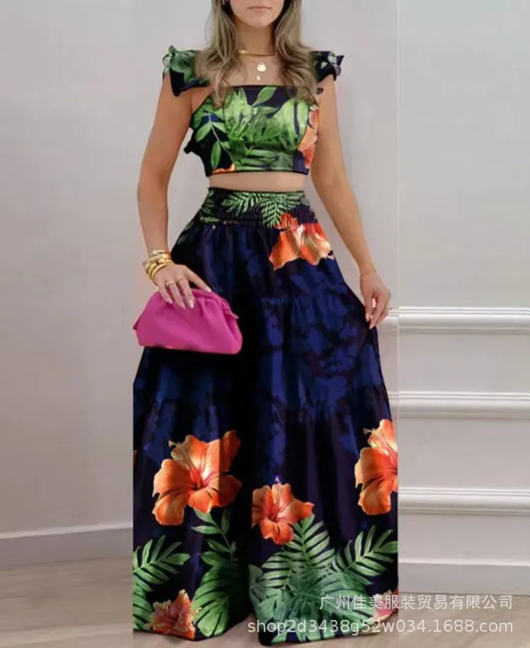 

2023 New Positioning Printing Women's Dress Set