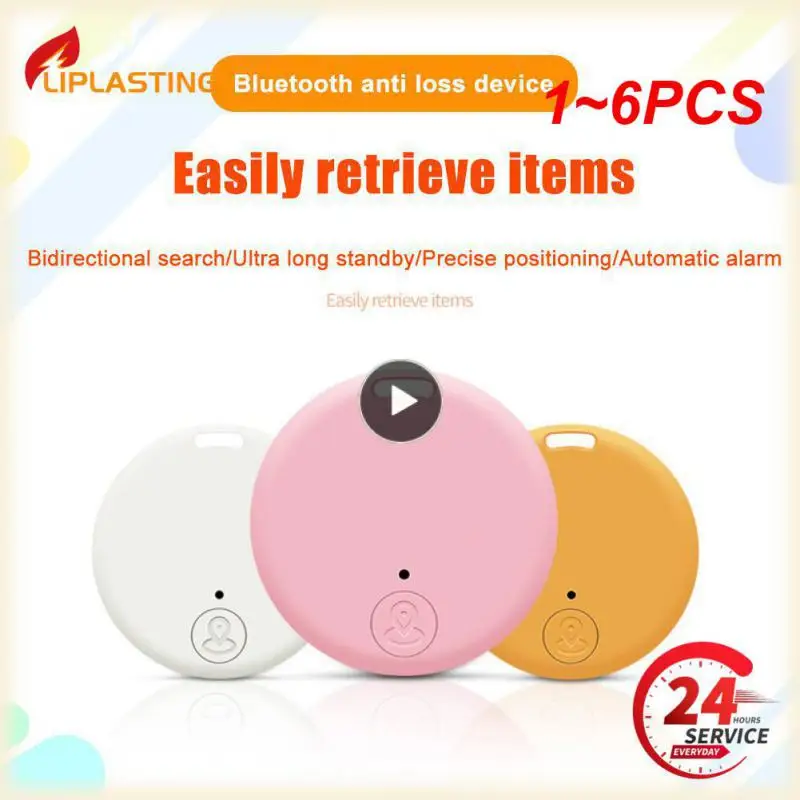 

1~6PCS Mini Fashion Smart Dog Pets 4.0 GPS Tracker Anti-lost Alarm Tag Wireless Child Bag Wallet Key Finder Locator