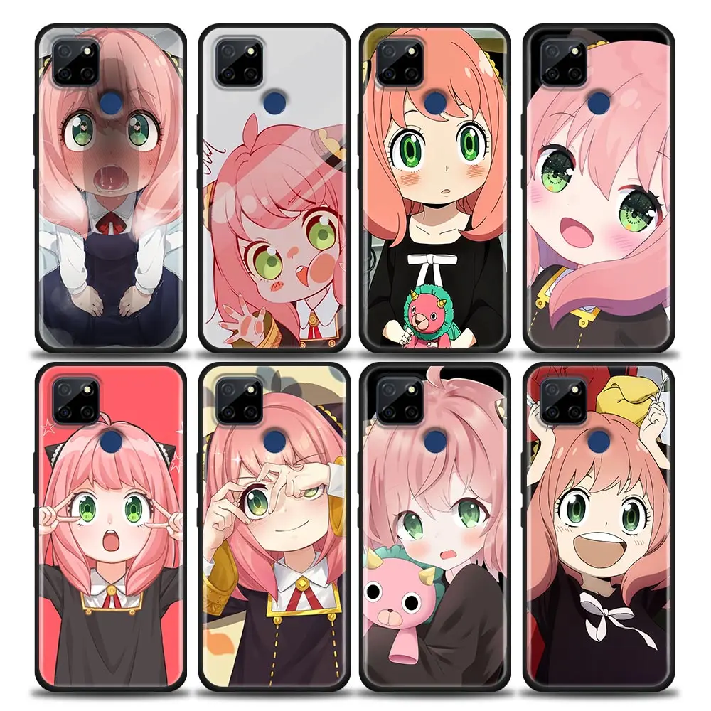 

Funda Coque 8I Case For OPPO Realme X50 X7 XT X 10 9 9I 8 8I 7 7I 6 5 Pro Plus 5G Case Capa Para Kawaii Anya Anime Spy X Family