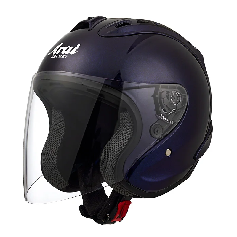 

Матовый синий полушлем Ram4, ультра тонкий гоночный шлем, мужской и женский мотоциклетный шлем Casio Ciclismo