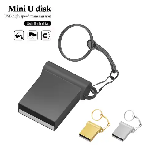 Металлический Мини USB флеш-накопитель, флешка, флэш-накопитель, U-диск, карта памяти, Usb-флешка, маленький подарок, 4 ГБ, 8 ГБ, 16 ГБ, 32 ГБ, 64 ГБ