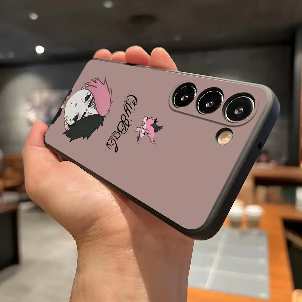 Фото Чехол для телефона L-Lil Peep Anime для Samsung A56 A36 A26 A16 A15 A25 A35 A55 A14 A34 A24 A54 Black Soft Shell №5