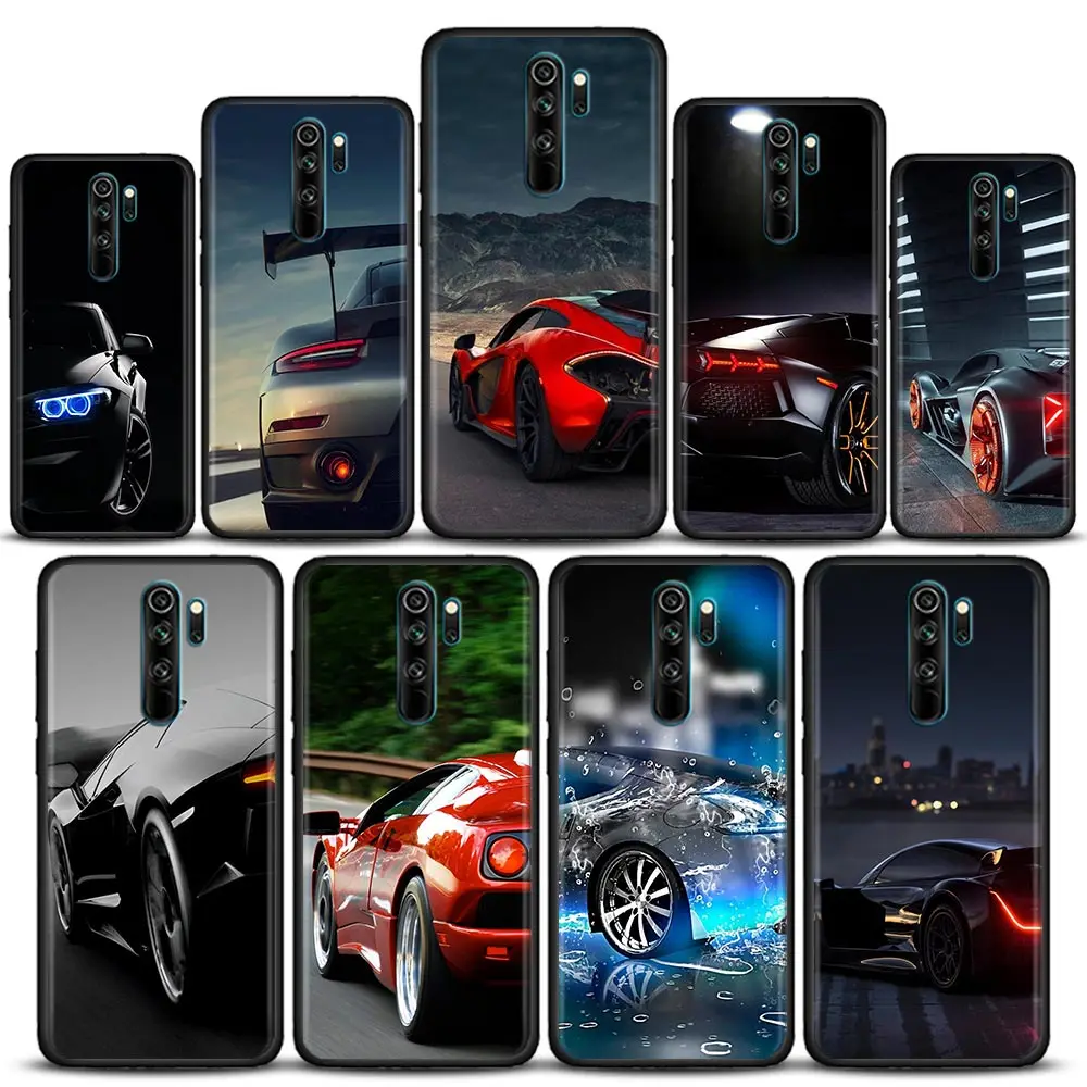 

Phone Case for Redmi 6 6A 7 7A Note 7 8 8A Pro 8T Case Note 9 9S Pro 4G 9T Soft Silicone Cover Sports Cars