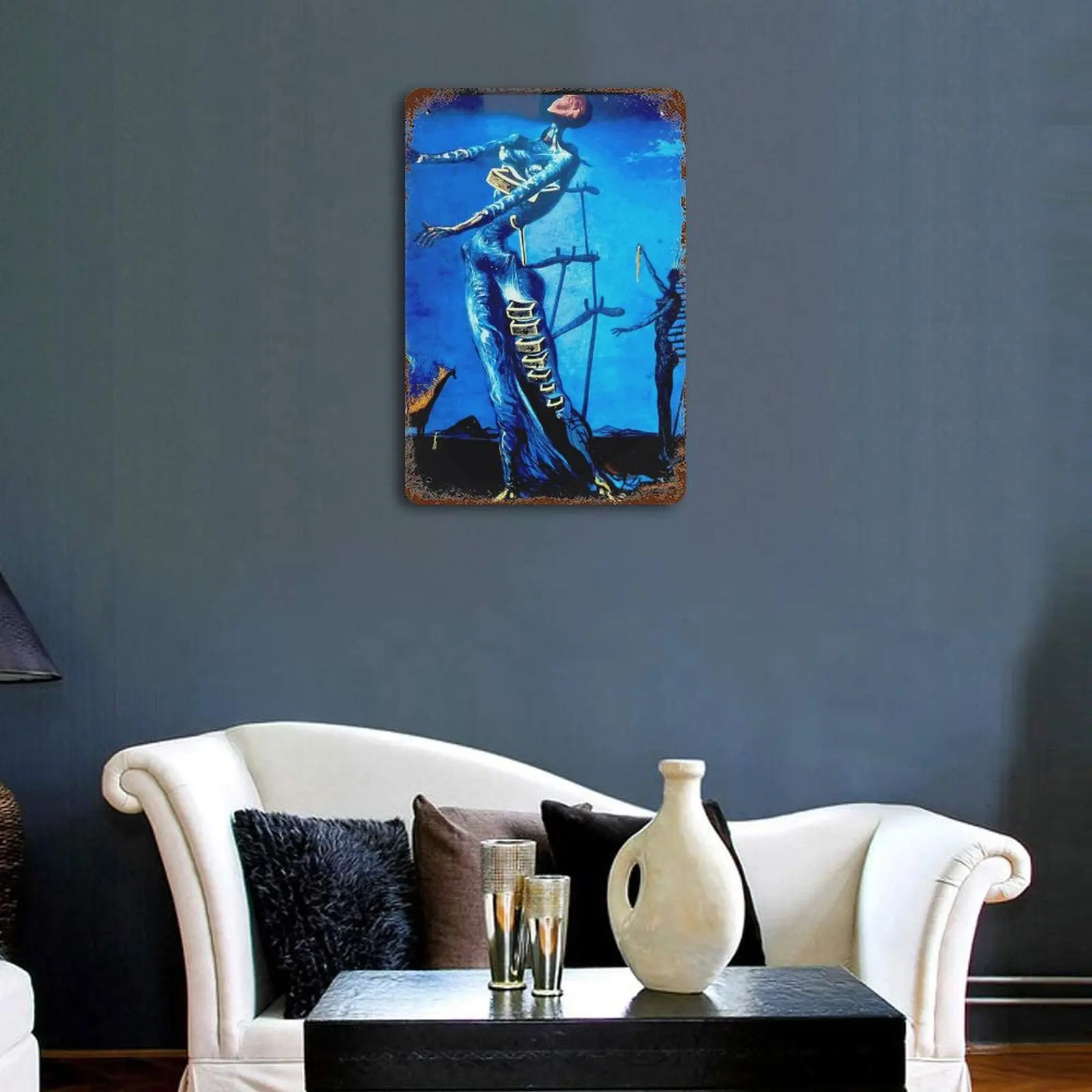 Жесткий Жираф: винтажный абстрактный принт металлический знак Декор жестяной