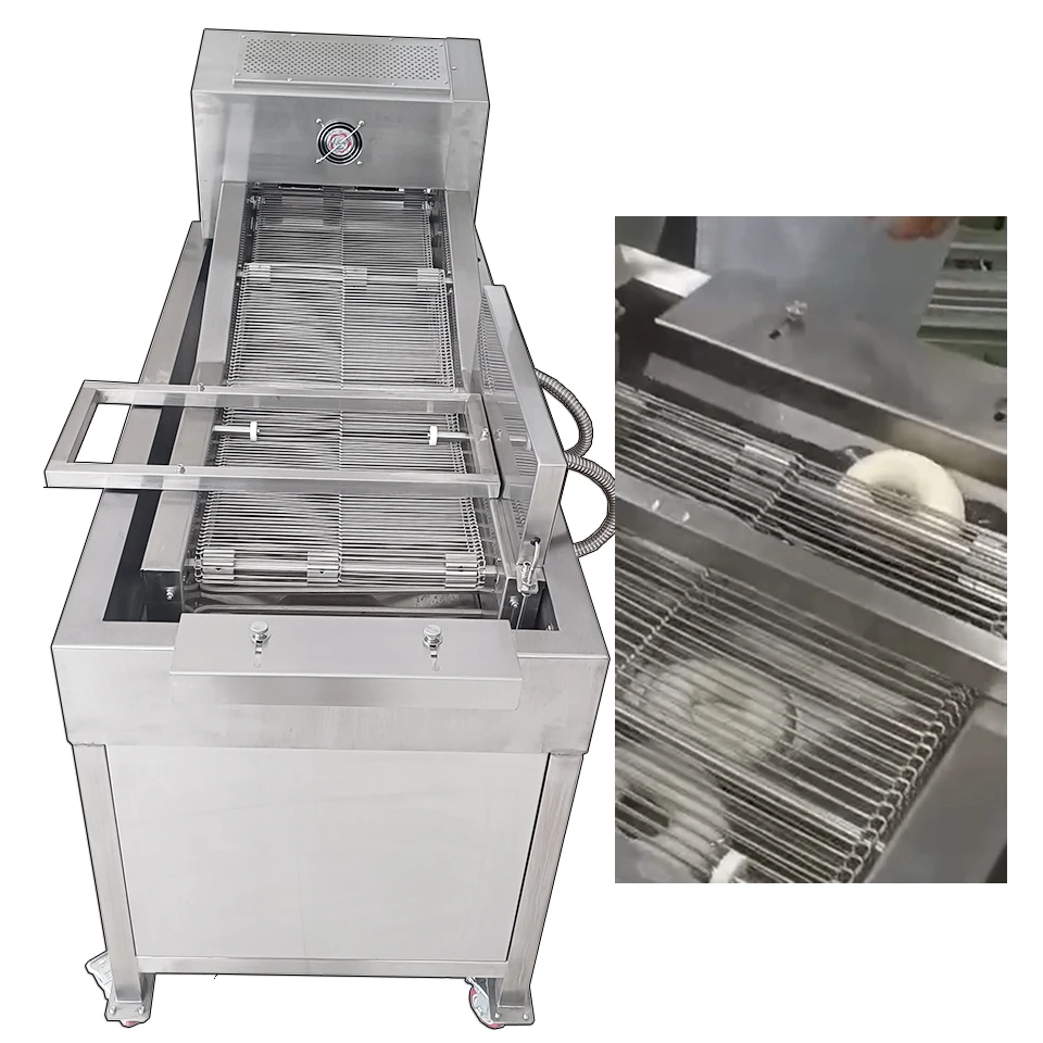 

Automatic Industrial Stainless Steel Automatic Continuous High Temperature Fryer Vegetable Chip Frying Machine