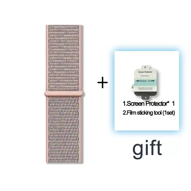 

Нейлоновый браслет для Iwo 13Pro w46 w26 w26m W26 + w66 w56 и т. Д. Ремешок для часов серии 5 6 7 44 42 мм 40 38 мм